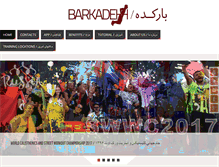 Tablet Screenshot of barkadeh.com